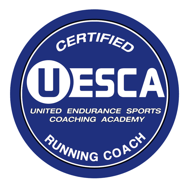 UESCA Certified Running Coach badge